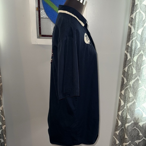 Hard Rock Guitar Company Embroidered Short Sleeve Button Down Shirt SZ XL - Picture 8 of 10